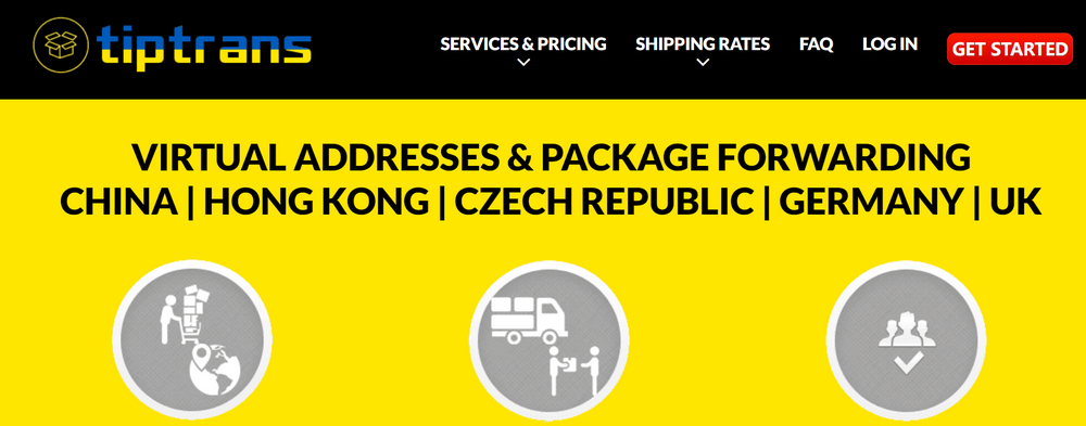 Tiptrans转运注册教程(注册赠送25$余额)英国、德国、中国香港和中国大陆